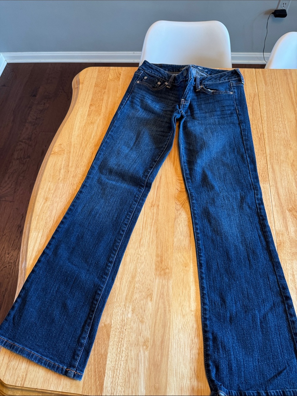 American Eagle Outfitters Dark Blue Flare Jeans